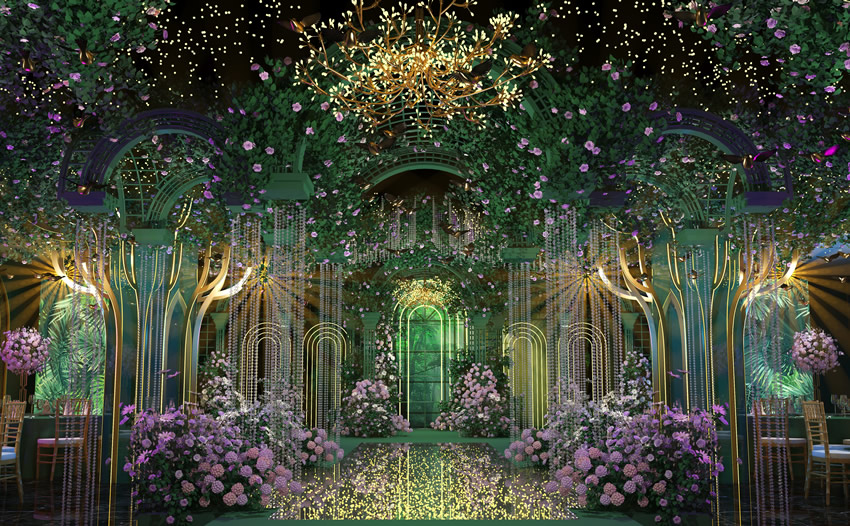 海原奇妙森林婚礼堂效果展示