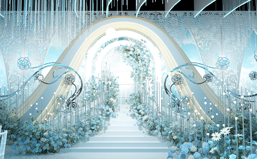 海原釡香烙馍村水晶厅效果展示